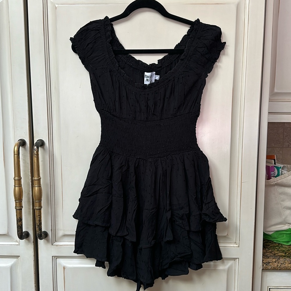 NWT Princess Polly The Love Galire  Black Romper Size 10